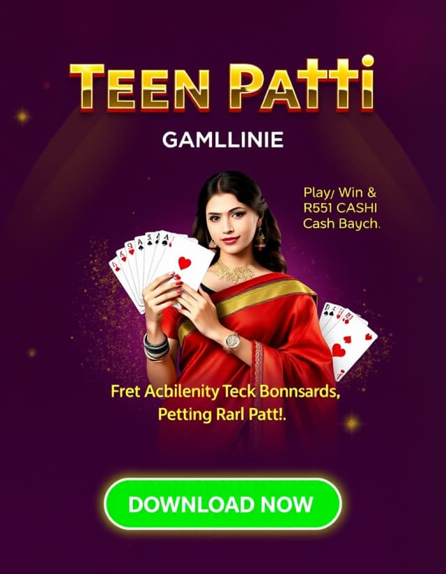 Teen Patti Game Online Banner